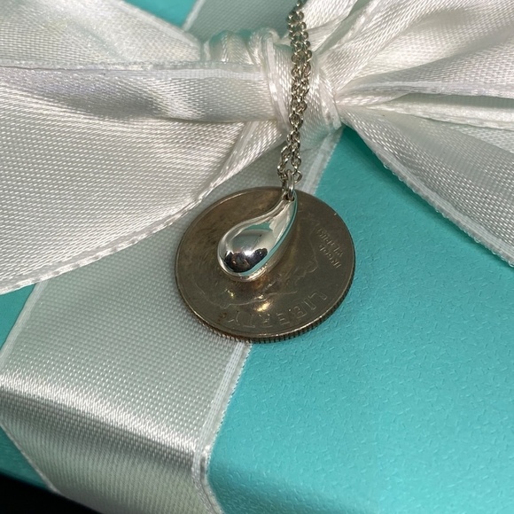 Tiffany & Co Peretti tear drop necklace box and authentication 925 - Picture 4 of 7